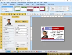 Generate-Barcode.com releases Visitor Management Software to design ID card or gate pass for visitor