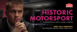 Motorsport Engineering Recruitment Team, VHR, race out to Historic Motorsport Show