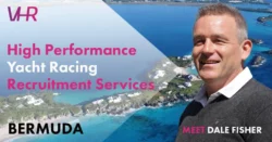 Recruitment specialist,VHR, steps ashore on Bermuda for the America's Cup