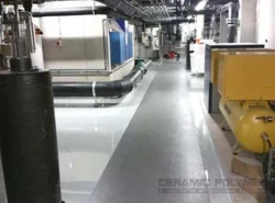 Flooring systems from Ceramic Polymer GmbH for engineering room of „Tropical Islands"