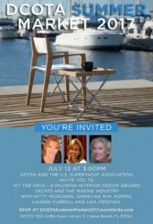 DCOTA in Dania Beach Invites Design Professionals & Enthusiasts to SUMMER MARKET 2017