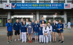 USTMA Taekwondo Competes in South Korean Championship Taekwondo Tournament