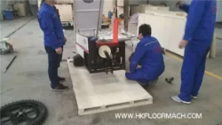 After accidental contact with the laser screed