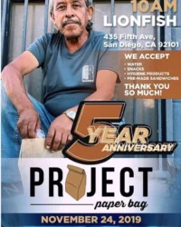 HARBOR COLLECTIVE, LIONFISH AND PROJECT PAPER BAG COME TOGETHER IN AID OF SAN DIEGO’S HOMELESS COMMUNITY