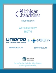 Calder Capital Closes on the Successful Sale of 100+-Year-Old Michigan Chandelier
