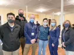 Mayor Julia Fahl leads City of Lambertville COVID-19 Vaccination Clinic