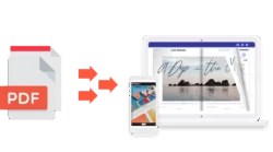 FlipHTML5 Converts PDF to Booklet in a Flash