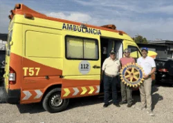 Local Rotary Club delivers ambulance to Ukraine