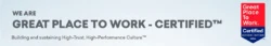 Great Place to Work® Certification Announcement