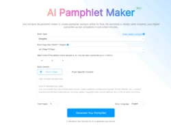FlipHTML5’s AI Pamphlet Maker Brings Pamphlet Ideas to Life