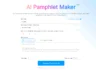 FlipHTML5’s AI Pamphlet Maker Brings Pamphlet Ideas to Life