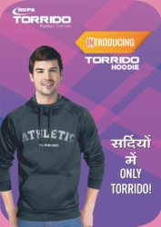 RUPA unveils Designer Hoodies under its Premium Thermal Wear brand, 'Torrido'
