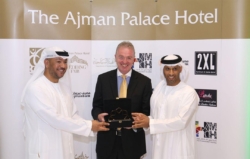 H.E. Sheikh Mohammed bin Faisal Al Qassimi & Mr. Faisal Al Nuaimi from The Ajman Tourism
