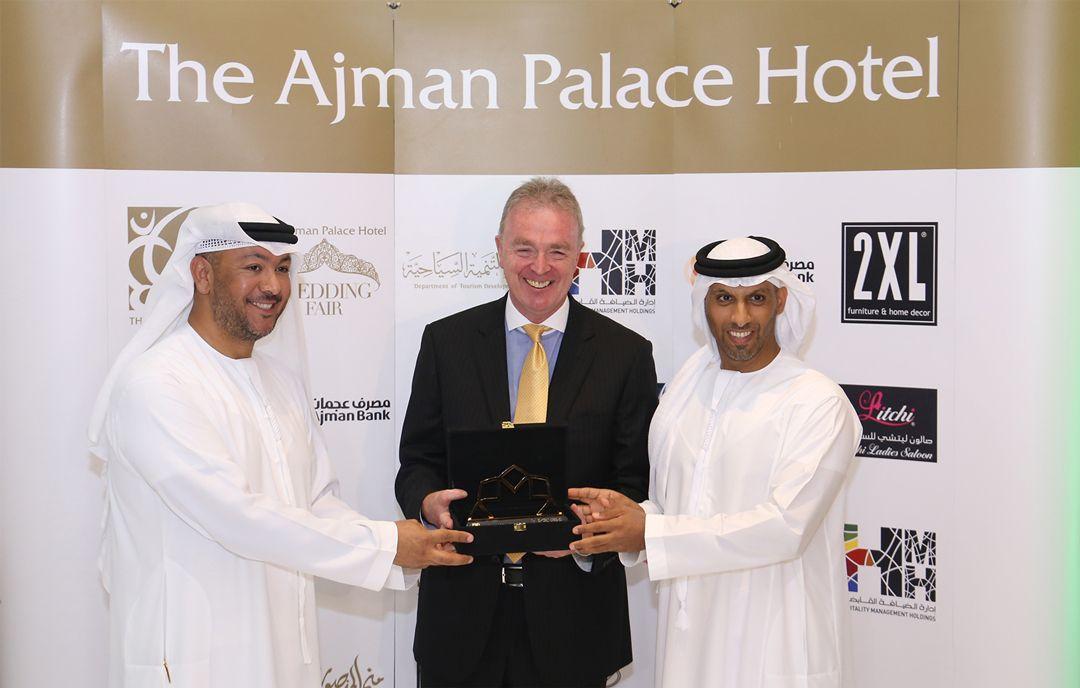 H.E. Sheikh Mohammed bin Faisal Al Qassimi & Mr. Faisal Al Nuaimi from The Ajman Tourism H.E. Sheikh Mohammed bin Faisal Al Qassimi & Mr. Faisal Al Nuaimi from The Ajman Tourism