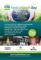 Make Plans NOW to attend Fort Lauderdale's ONLY Heal The Planet Day