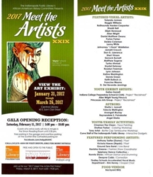 MEET THE ARTISTS' 29th Annual Exhibition and Gala @ Central Indianapolis Public Library: