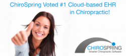 ChiroSpring Practice Management Software Named Best Cloud-Based Chiropractic Software