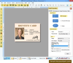 Smart-Accountant.com releases ID Card Designer Software with barcode technology to make ID cards