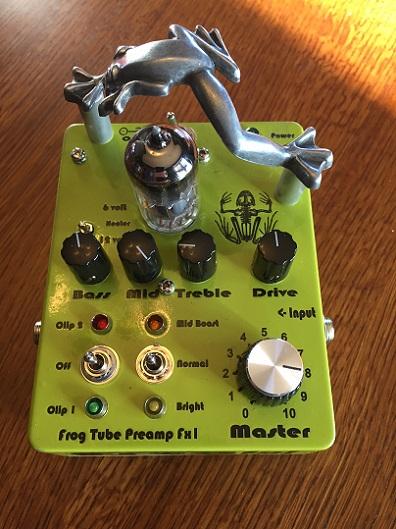 New "Frog" Vacuum Tube Preamplifier for Guitar and Bass debuts at Kansas City Folk Festival Feb 19th New "Frog" Vacuum Tube Preamplifier for Guitar and Bass debuts at Kansas City Folk Festival Feb 19th