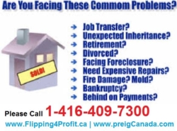Canadian Real Estate Angel Investors help panic Home sellers