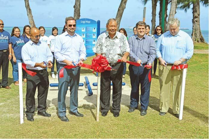 Bridge Capital CEO John K Baldwin leads donation and installation of fitness stations at Beach Road Bridge Capital CEO John K Baldwin leads donation and installation of fitness stations at Beach Road