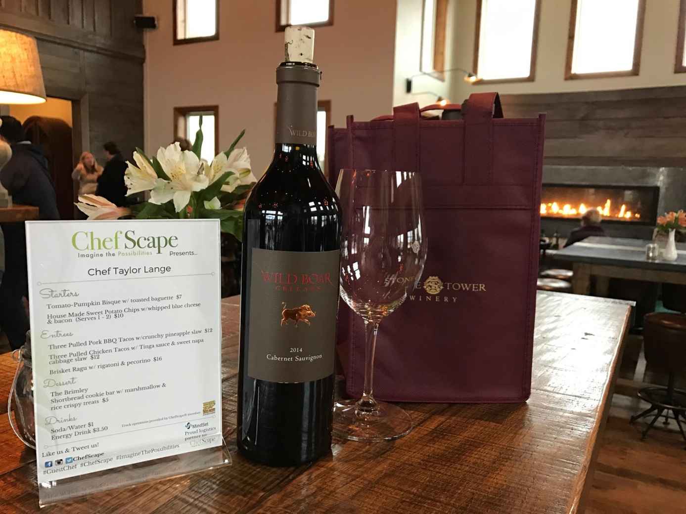 ChefScape® and MindSet Solutions Create a Mobile Pop-Up Restaurant at Stone Tower Winery ChefScape® and MindSet Solutions Create a Mobile Pop-Up Restaurant at Stone Tower Winery