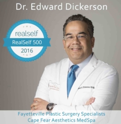 Dr. Edward Dickerson Receives RealSelf 500 Award - Cape Fear Aesthetics MedSpa, North Carolina