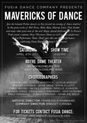 Fusia Dance Center, Kicks off 2017 with a new direction, location, and "Mavericks of Dance"