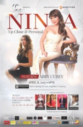 Celebrity Red Carpet Charity Event – Nina Up Close & Personal featuring Abby Cubey