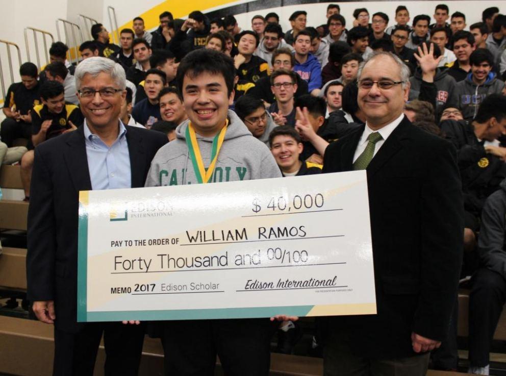 Edison International President & CEO Recognizes Bosco Tech Student Edison International President & CEO Recognizes Bosco Tech Student
