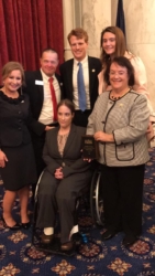 Congressman Kennedy Honors Down Syndrome Group Leader as Ambassador of the Year