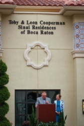 Toby & Leon Cooperman Sinai Residences Celebrates Opening of "Health Care Center" in Boca Raton