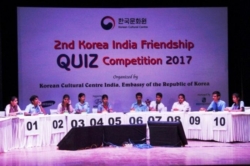 2nd Korea-India Friendship Quiz Competition 2017 organized by Korean Cultural Centre at New Delhi