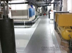 Flooring systems from Ceramic Polymer GmbH for engineering room of „Tropical Islands"