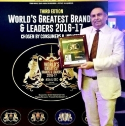Dabur International's CMO honoured at World's Greatest Brands and Leaders 2016-2017 in Dubai