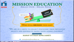 Mission Education Noida Team Places Its 7th Donation Box at Maharana Pratap Public School, Noida