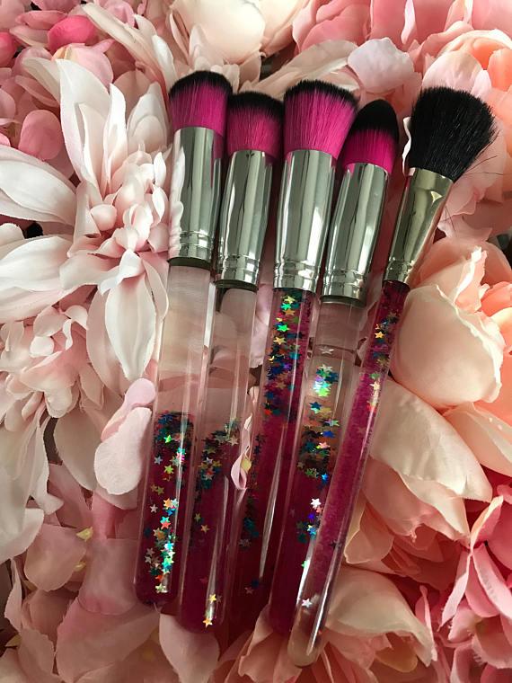 Magical Kaleidoscope Floating Glitter Makeup Brushes Magical Kaleidoscope Floating Glitter Makeup Brushes