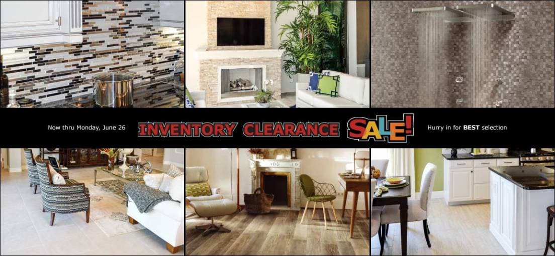 For Big Tile Savings, Shop Tile Outlets of America June 16-26, 2017 During Inventory Clearance Sale For Big Tile Savings, Shop Tile Outlets of America June 16-26, 2017 During Inventory Clearance Sale