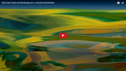 Artist celebrates Edvard Grieg with YouTube video that orchestrates his landscape artwork to Grieg's "Morning Mood"