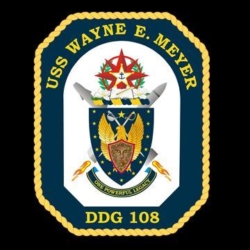 USS Wayne E Meyer DDG-108 Receives Shirts for their Deployment