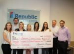 Republic Finance Presents Employee-Raised Donation to American Cancer Society