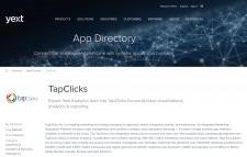 TapClicks Partners With Yext App Directory for Powerful Integrations
