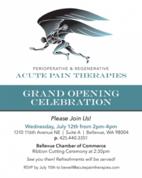 Acute Pain Therapies Celebrates Grand Opening in Bellevue, WA