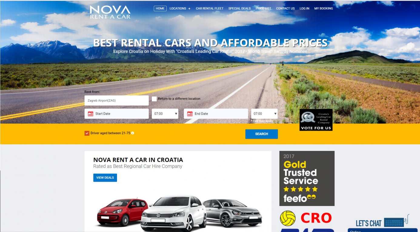 nova rent a car