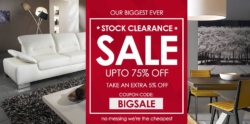 Stock Clearance Sale – Up to 75% Off at Furniture Direct UK