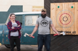LumberJaxe Offers Charlotte’s First Indoor Axe-throwing Bar