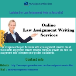 My Assignment Services Now Brings an Exceptional Law assignment Help