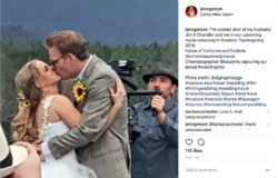 Two Actors Film Actual Wedding in Their New Movie 