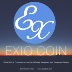 Exio Coin the First Sovereign Nation Endorsed Cryptocurrency ICO