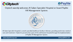 Paylite HR Management System is chosen by Al Salam Specialist Hospital of Bahrain